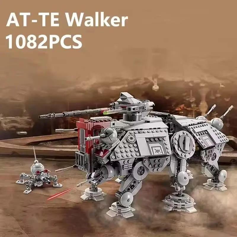 1082 PCS All Terrain Tactical Actuator (AT-THE) 75337 model building kit self-locking bricks birthday christmas gift NEW
1082 PCS All Terrain Tactical Actuator (AT-THE) 75337 model building kit self-locking bricks birthday christmas gift NEW