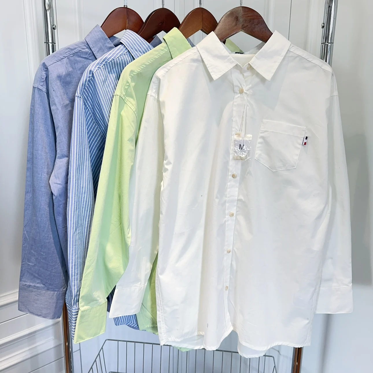 Pure Cotton Long Sve irt Spring New Arrival Versatile Collared Top Rabbit Home Original Design Ladies Faion
Pure Cotton Long Sve irt Spring New Arrival Versatile Collared Top Rabbit Home Original Design Ladies Faion