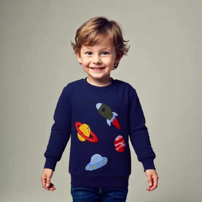 Little maven Autumn Baby Boys Space Tops Children's Clothing Cartoon Rocket Universe Planet Boys Sweatshirt Streetwear Hoodie
Little maven Autumn Baby Boys Space Tops Children's Clothing Cartoon Rocket Universe Planet Boys Sweatshirt Streetwear Hoodie