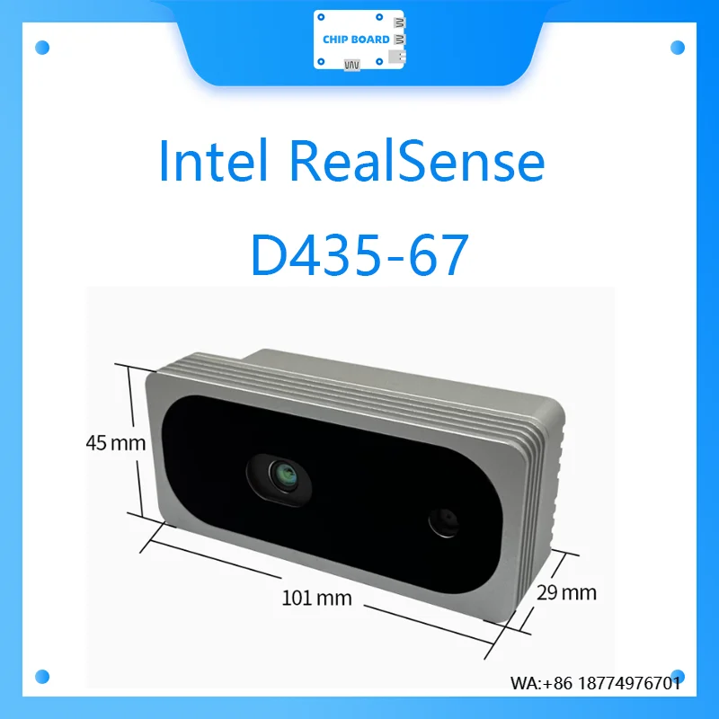 Intel RealSense D435-67 Binocular Depth Camera 3D Camera Modified to Be Waterproof and Dustproof