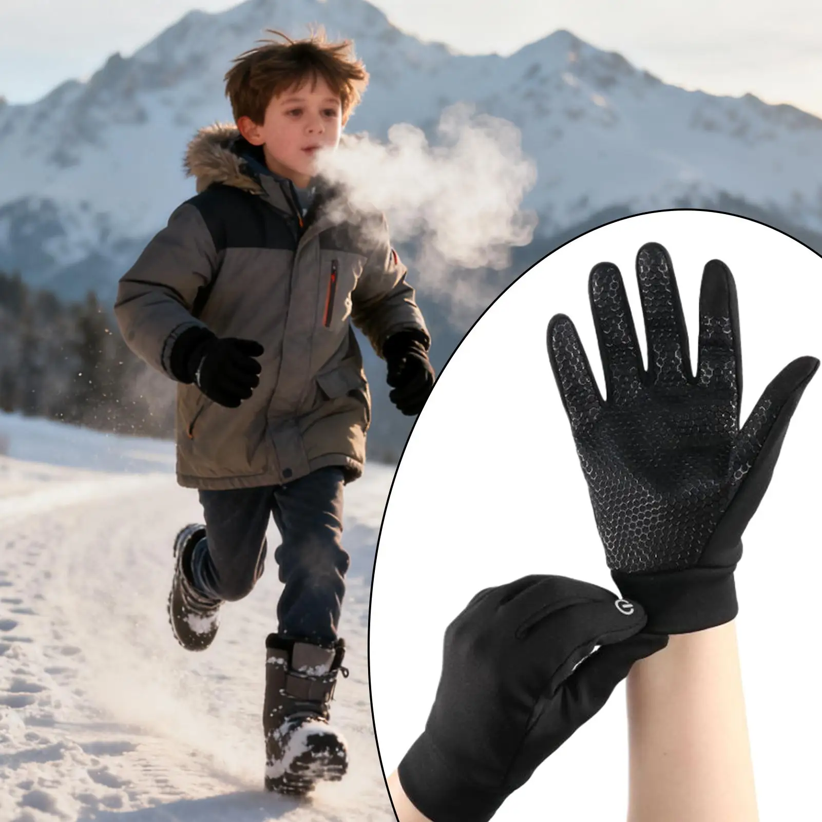 Warm Gloves For Kids Touchscreen Insulated Gloves Windproof Toddler Mitten For Winter Running Cycling Skiing Outdoor Hiking
Warm Gloves For Kids Touchscreen Insulated Gloves Windproof Toddler Mitten For Winter Running Cycling Skiing Outdoor Hiking