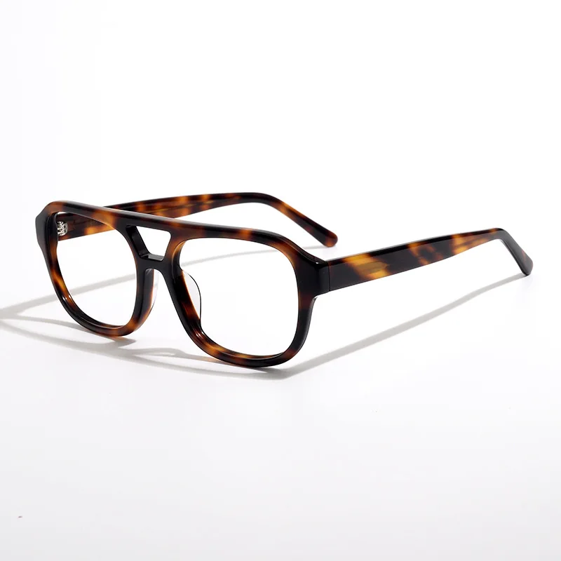 High Quality Acetate Trendy Pilot Glasses Frame for Men Fashion Square Eyeglasses Women Brand Design Classic Casual Eyewear
High Quality Acetate Trendy Pilot Glasses Frame for Men Fashion Square Eyeglasses Women Brand Design Classic Casual Eyewear