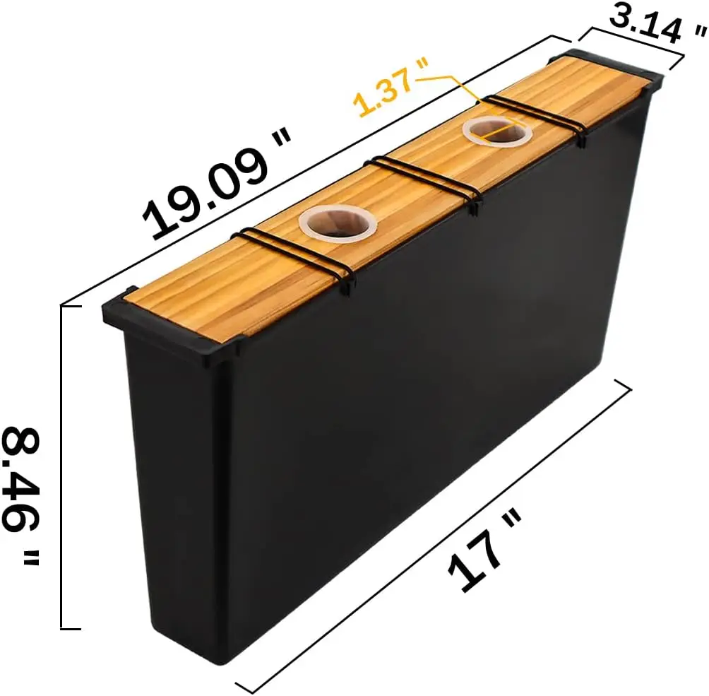 6.5L Plastic Black Bee Hive Frame Feeder with Wood Lid Bee Feeder
6.5L Plastic Black Bee Hive Frame Feeder with Wood Lid Bee Feeder