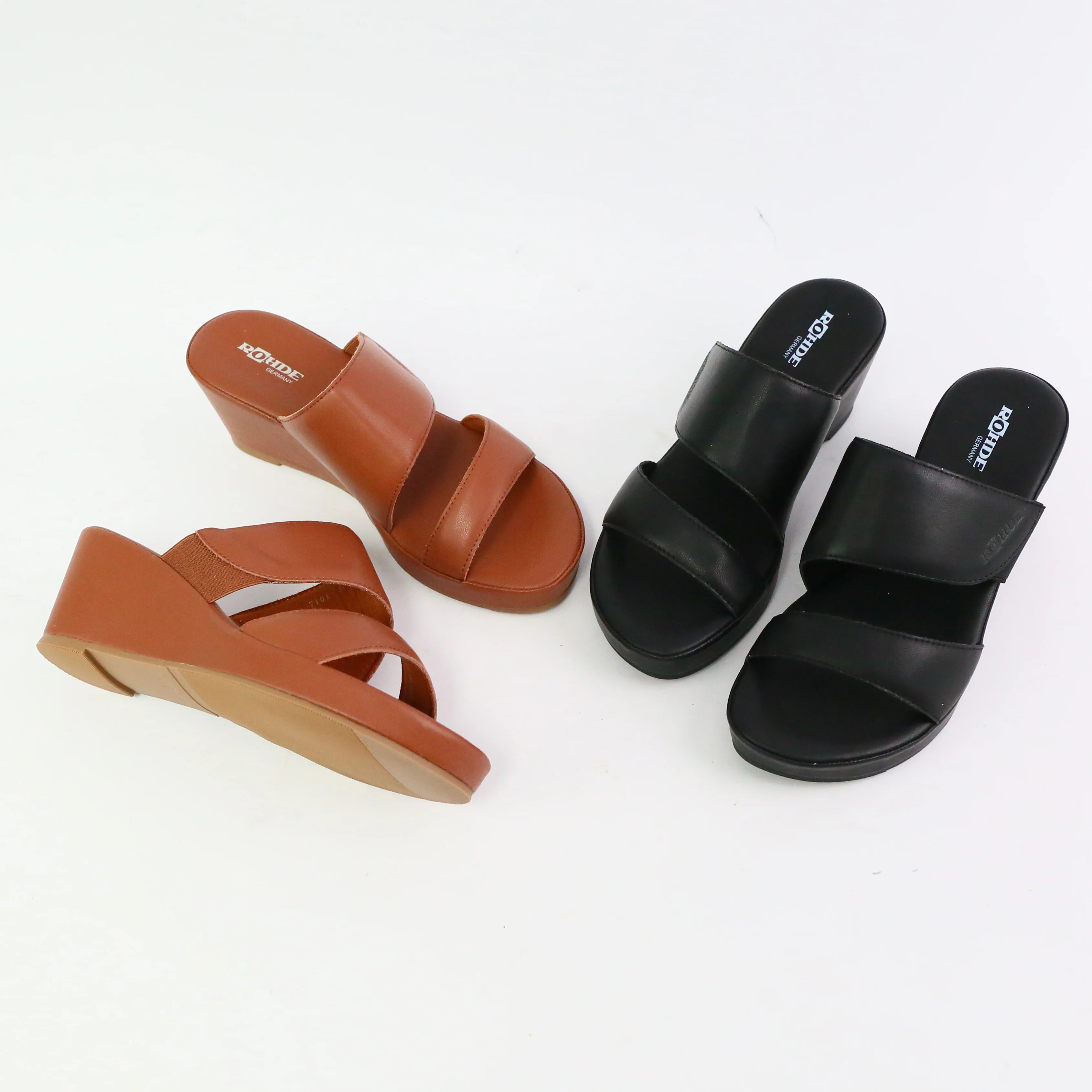 Fashionable Double-Strap Wedge Sandals for Women, Comfortable Thick-Soled Outdoor Slippers, Summer Beach Vacation Sandals
Fashionable Double-Strap Wedge Sandals for Women, Comfortable Thick-Soled Outdoor Slippers, Summer Beach Vacation Sandals