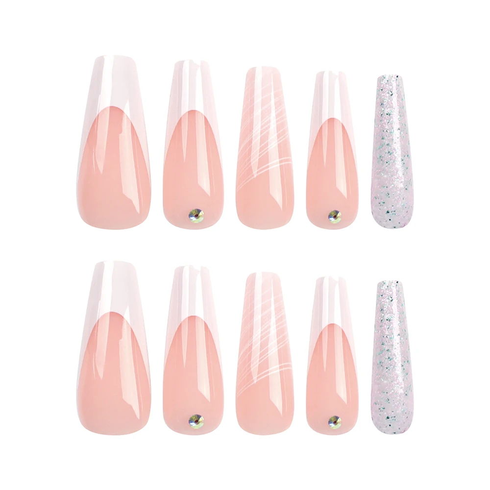 JP3087 QTCJ 24Pcs Rhinestone embellishment in pink silver Wearable Nail Art Nail Patch Waterproof And Removable
JP3087 QTCJ 24Pcs Rhinestone embellishment in pink silver Wearable Nail Art Nail Patch Waterproof And Removable