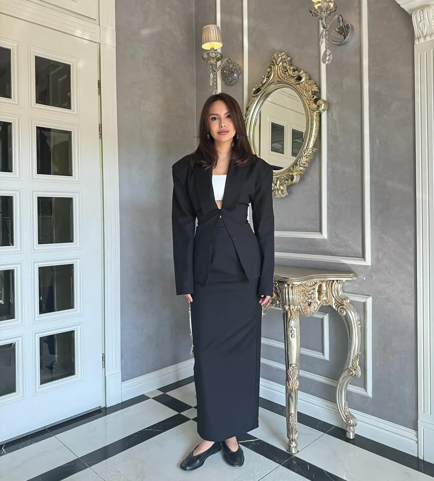Customized Customized Modern Jersey Evening Dresses Temperament Long Sleeves V-Neck Celebrity Gowns Custom Size Bespoke Occasion
Customized Customized Modern Jersey Evening Dresses Temperament Long Sleeves V-Neck Celebrity Gowns Custom Size Bespoke Occasion