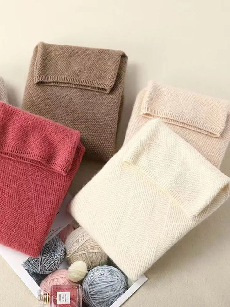 Autumn Cashmere Sweater For Women High-Neck Short Pullover Sweater Loose Solid Color Long Sleeve Knitted Korean Knit Sweater Top
Autumn Cashmere Sweater For Women High-Neck Short Pullover Sweater Loose Solid Color Long Sleeve Knitted Korean Knit Sweater Top