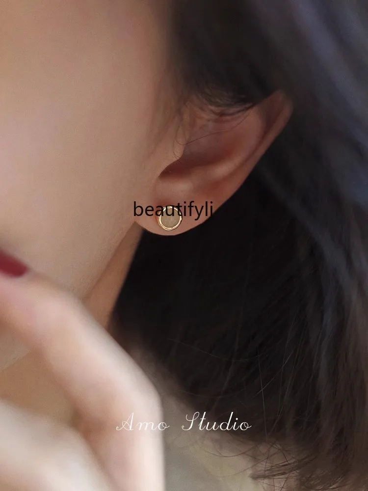 A lychee ice natural Hetian jade stud earrings for women's niche design earrings New Chinese earrings
A lychee ice natural Hetian jade stud earrings for women's niche design earrings New Chinese earrings