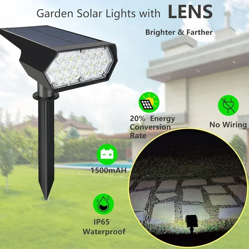 Waterproof IP65 LED Solar Lights Outdoor Lawn Lamp Landscape Spotlights 2Modes Solar Powered Light for Yard Garden Patio Walkway
Waterproof IP65 LED Solar Lights Outdoor Lawn Lamp Landscape Spotlights 2Modes Solar Powered Light for Yard Garden Patio Walkway