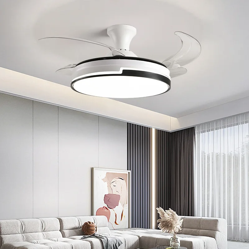 Cool Ceiling Fan with Light Retractable Fan Blades 6 Speed Three-color Light Ceiling Fan with LED Lighting Modern Electric Fan
Cool Ceiling Fan with Light Retractable Fan Blades 6 Speed Three-color Light Ceiling Fan with LED Lighting Modern Electric Fan