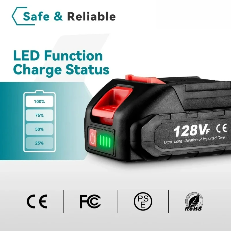 18V Universal Li-ion Battery Replacement for Makita BL1830B BL1840B BL1850B BL1860 BL1815 Rechargeable Battery for Power Tools
18V Universal Li-ion Battery Replacement for Makita BL1830B BL1840B BL1850B BL1860 BL1815 Rechargeable Battery for Power Tools