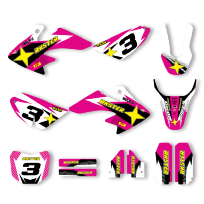 DSMTECH Custom Graphics Background Decal for HONDA CRF 2000 2001-2012 CRF50 2013 2014 2015-2021 CRF50 Stickers Kits 003
DSMTECH Custom Graphics Background Decal for HONDA CRF 2000 2001-2012 CRF50 2013 2014 2015-2021 CRF50 Stickers Kits 003