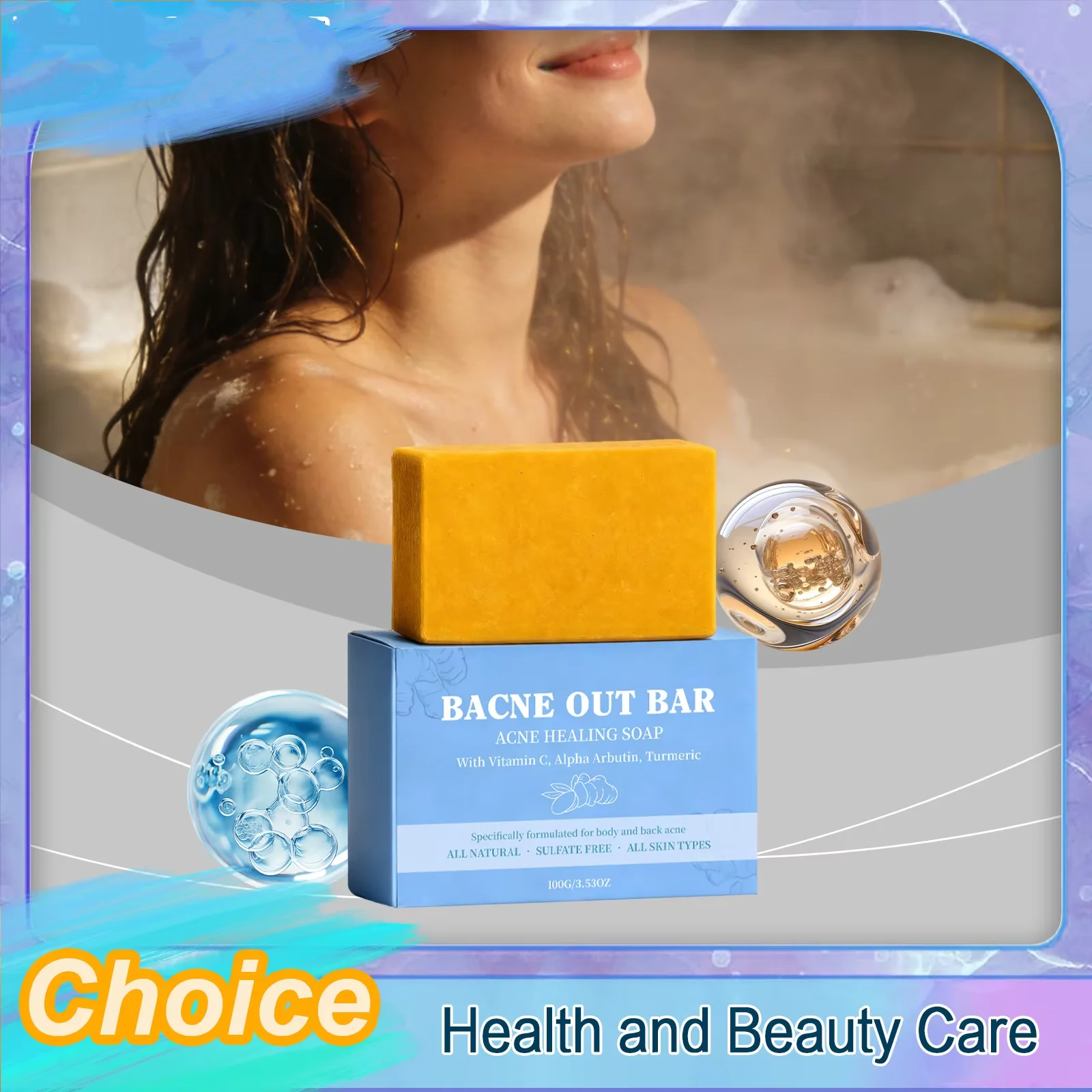 Body Cleansing Soap Gentle Cleansing Moisturizing Softening Shining Purifying Cleansing Refreshing Bath Soap Improves Back Acne
Body Cleansing Soap Gentle Cleansing Moisturizing Softening Shining Purifying Cleansing Refreshing Bath Soap Improves Back Acne