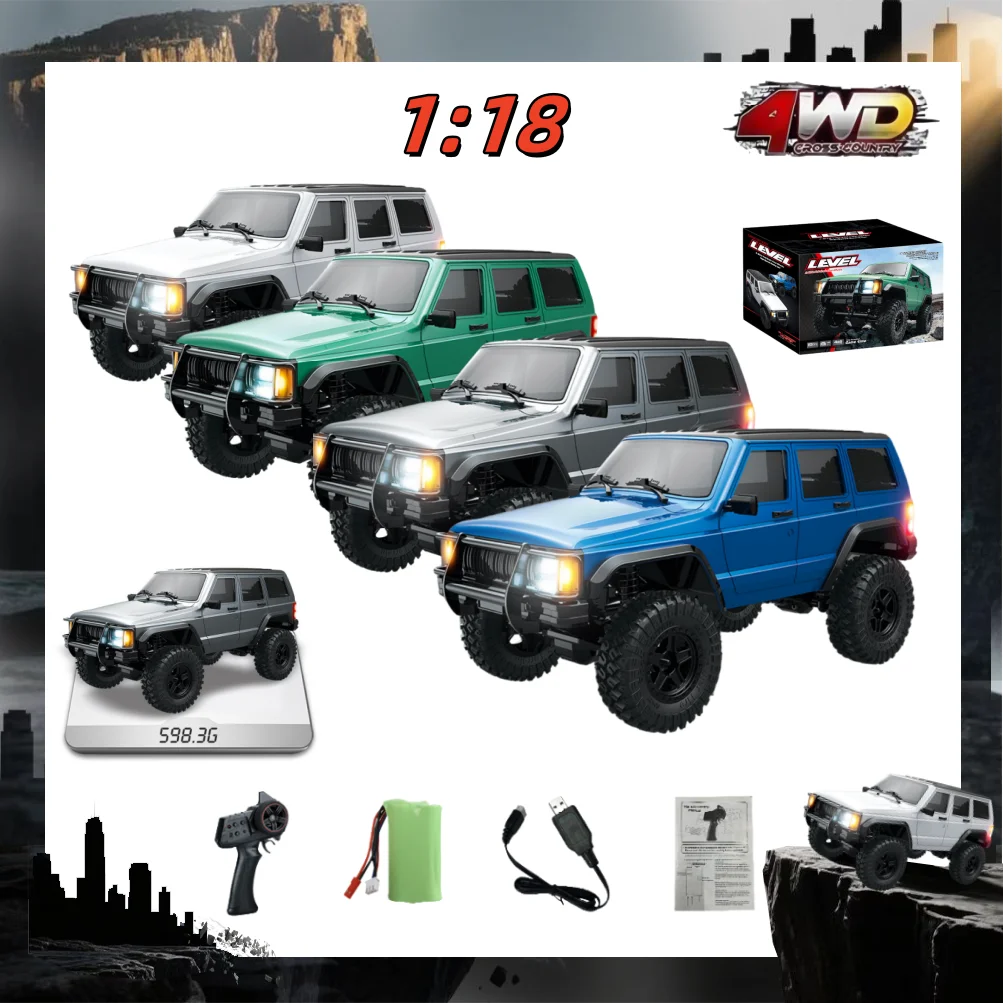 JJRC C8809 1:18 полномасштабная имитационная модель радиоуправляемого автомобиля 2,4G 4WD мотор-пикап альпинистская внедорожная модель автомобиля игрушки
JJRC C8809 1:18 полномасштабная имитационная модель радиоуправляемого автомобиля 2,4G 4WD мотор-пикап альпинистская внедорожная модель автомобиля игрушки