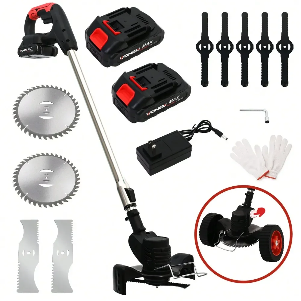 Weeds Eater Electric Brush Cutter Lawn Edger Grass String Trimmer 21V 650W Cordless Weedwacker Lawn Grass Edger Adjustable Hand
Weeds Eater Electric Brush Cutter Lawn Edger Grass String Trimmer 21V 650W Cordless Weedwacker Lawn Grass Edger Adjustable Hand