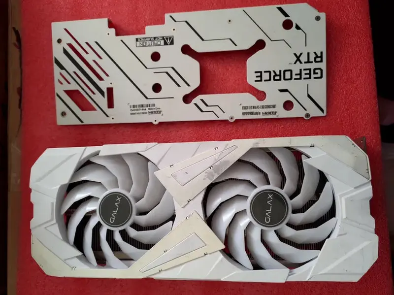 Охладитель радиатора для видеокарты GALAX RTX3070TI EX WHITE
Охладитель радиатора для видеокарты GALAX RTX3070TI EX WHITE