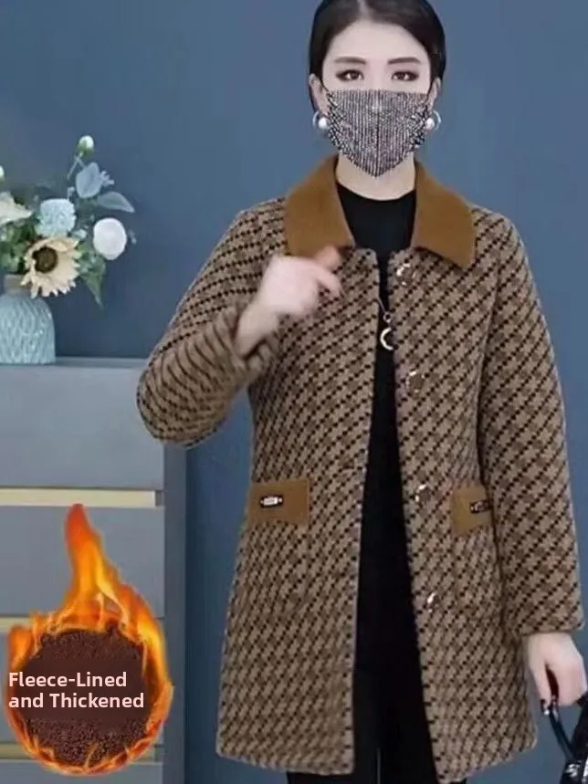 Элегантное шерстяное пальто для женщин, утепленное, средней длины, осенне-зимнее, новое, молодежное, свободного кроя, модное...
Элегантное шерстяное пальто для женщин, утепленное, средней длины, осенне-зимнее, новое, молодежное, свободного кроя, модное...