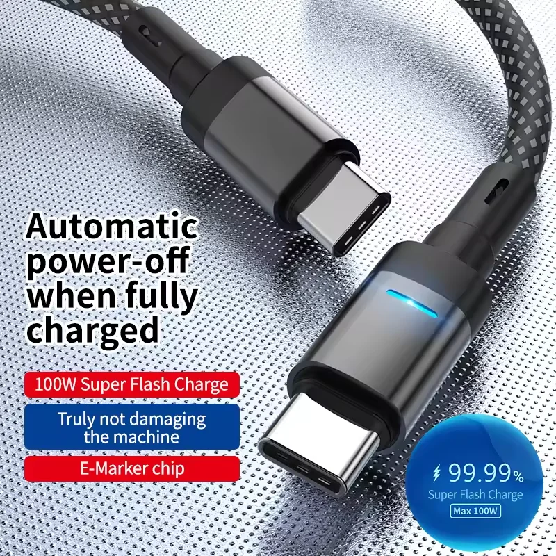 100W 6A USB To Type C Fast Charging Cable For Samsung S24 S23 Ultra Xiaomi 14 Redmi 13 Pro Huawei Auto Power Off Data Wire Cord
100W 6A USB To Type C Fast Charging Cable For Samsung S24 S23 Ultra Xiaomi 14 Redmi 13 Pro Huawei Auto Power Off Data Wire Cord