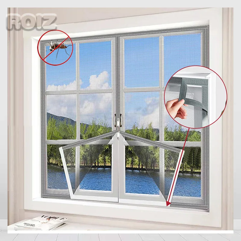 Customized home mosquito screen window self-adhesive zipper invisible screen window mesh window mosquito net self installation
Customized home mosquito screen window self-adhesive zipper invisible screen window mesh window mosquito net self installation
