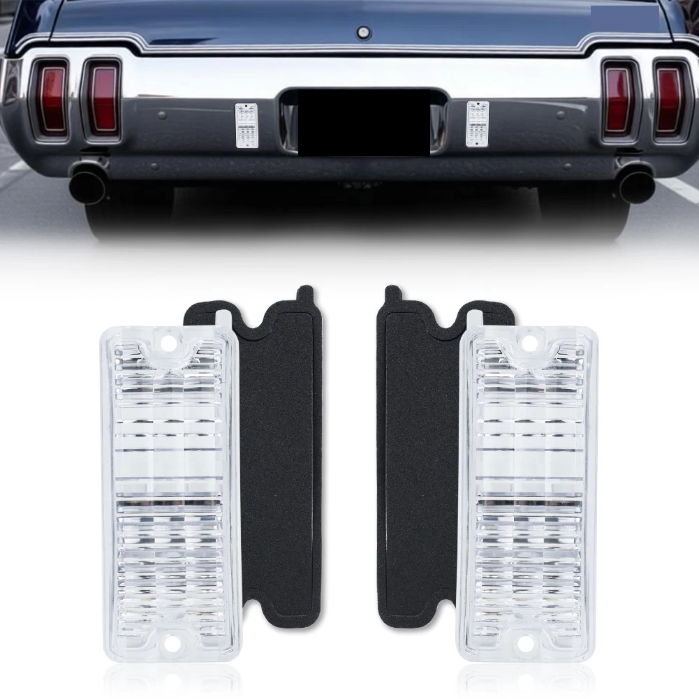 2Pcs For 1970 1971 1972 Oldsmobile Cutlass 442 Rear Bumper Brake Light Tail Light Reverse Light Backup Light Cover No Bulb
2Pcs For 1970 1971 1972 Oldsmobile Cutlass 442 Rear Bumper Brake Light Tail Light Reverse Light Backup Light Cover No Bulb
