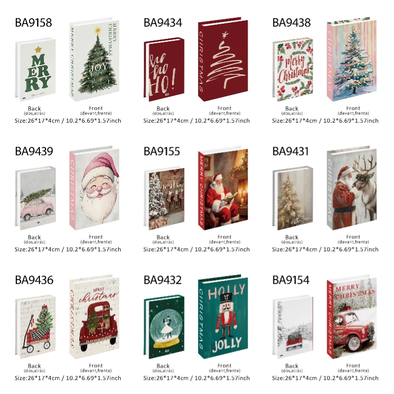 Christmas Open Fake Book Storage Box Luxury Decorative Books Abstract Design Coffee Table Books Bedroom Boho Home Interior Decor
Christmas Open Fake Book Storage Box Luxury Decorative Books Abstract Design Coffee Table Books Bedroom Boho Home Interior Decor