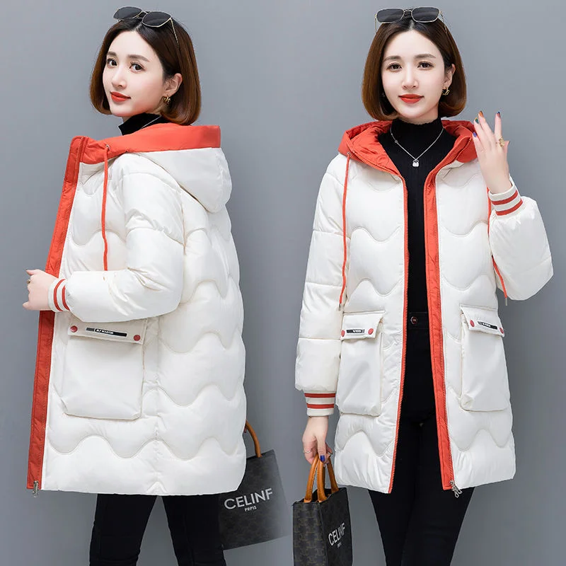 2023 New Down Cotton-padded Women Medium Length Large Size Hooded Loose Commuter Solid Color Hooded Cotton-padded Niche Coat
2023 New Down Cotton-padded Women Medium Length Large Size Hooded Loose Commuter Solid Color Hooded Cotton-padded Niche Coat