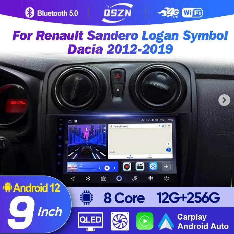 Для Renault Sandero Logan Symbol Dacia 2012-2019 Android Автомобильный радиоприемник Мультимедийный видеоплеер GPS-навигация 4G Carplay Головное устройство
Для Renault Sandero Logan Symbol Dacia 2012-2019 Android Автомобильный радиоприемник Мультимедийный видеоплеер GPS-навигация 4G Carplay Головное устройство