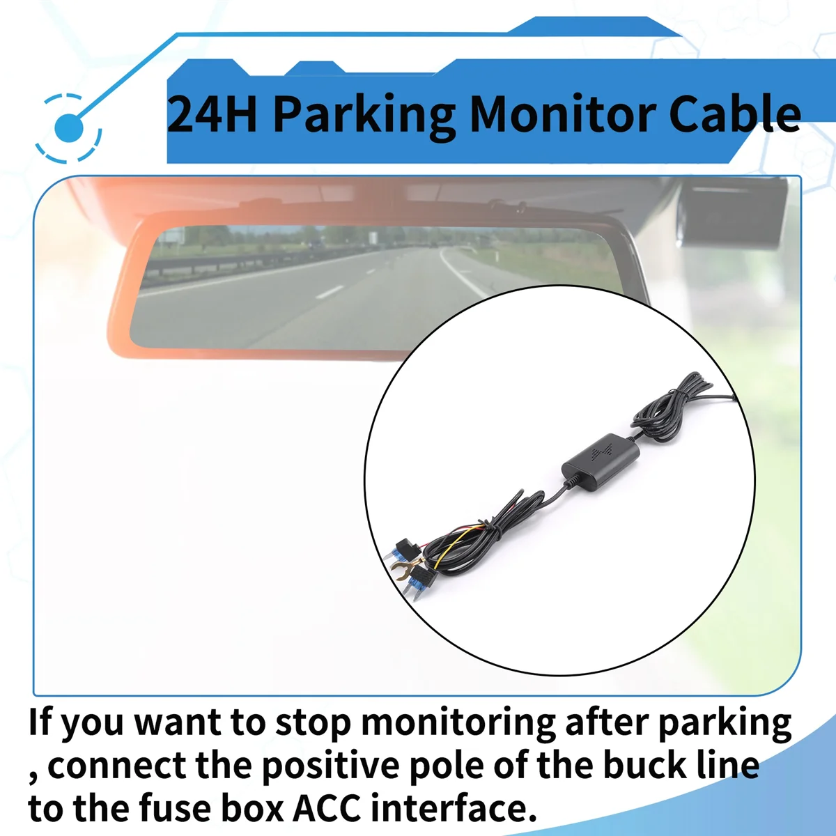 MSOR Parking Surveillance Cable for 70mai 4K A800S A500S D06 D07 D08 M300 Hardwire Kit UP02 for Car DVR 24H Parking Monitor
MSOR Parking Surveillance Cable for 70mai 4K A800S A500S D06 D07 D08 M300 Hardwire Kit UP02 for Car DVR 24H Parking Monitor