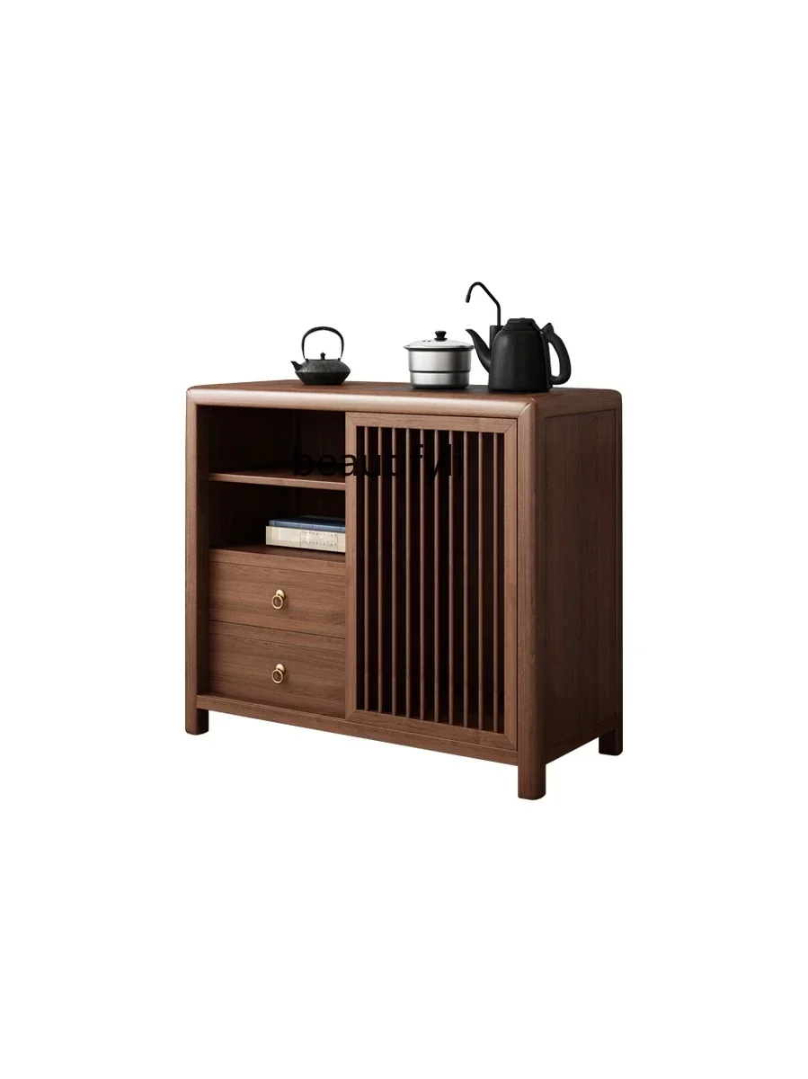 A16 New Chinese solid wood tea cabinet, black walnut dining side cabinet, office household tea side cabinet
A16 New Chinese solid wood tea cabinet, black walnut dining side cabinet, office household tea side cabinet