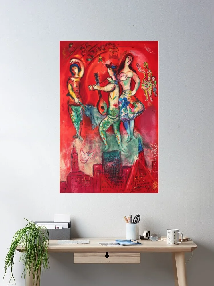 Carmen by Marc Chagall, Art Print Canvas Poster, Living Room Decor, Home Wall Picture
Carmen by Marc Chagall, Art Print Canvas Poster, Living Room Decor, Home Wall Picture