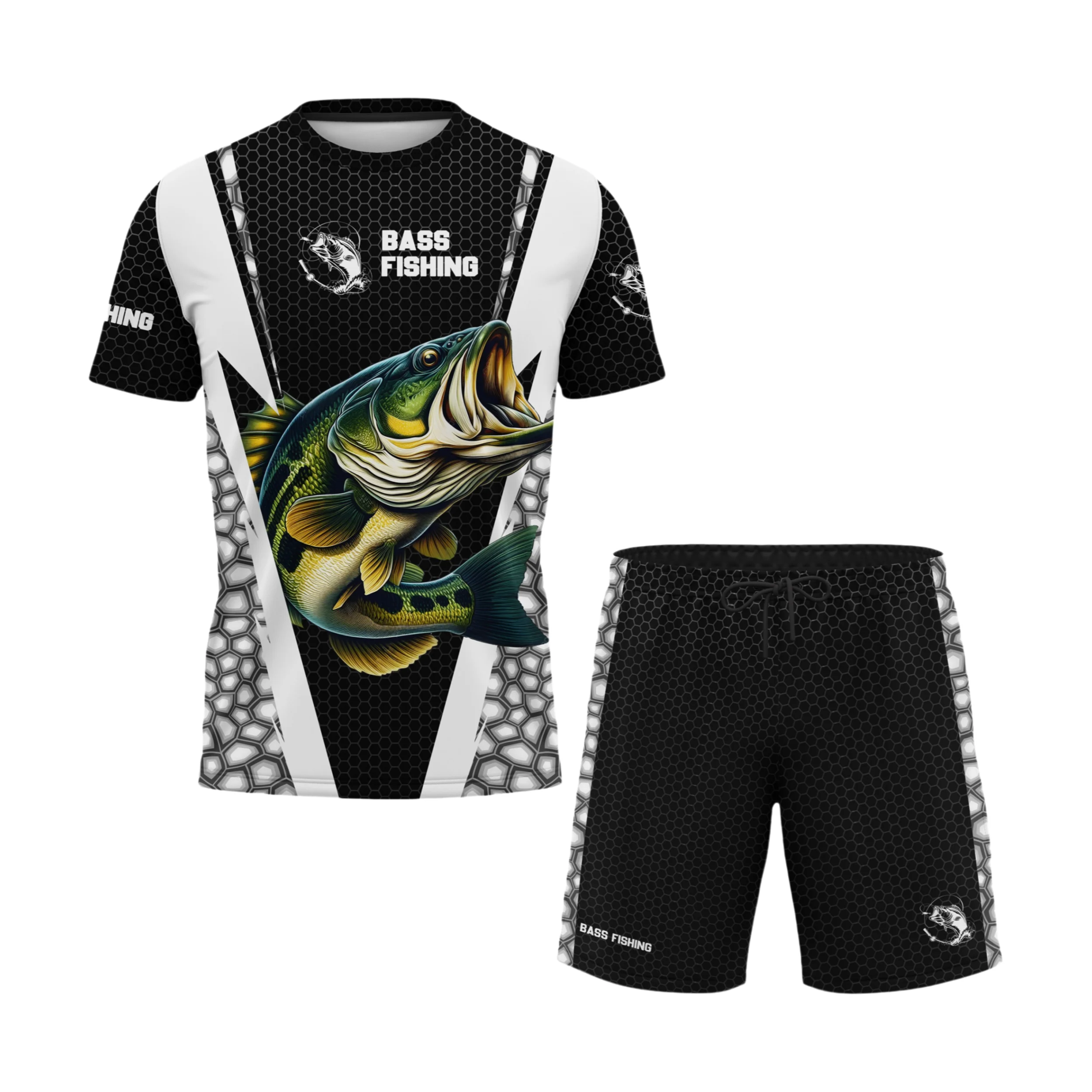 Go Fishing Pike Hunter Men's T-Shirt Set Summer Outdoor Activities Sports Casual T-Shirt and Shorts Set Breathable Quick-drying
Go Fishing Pike Hunter Men's T-Shirt Set Summer Outdoor Activities Sports Casual T-Shirt and Shorts Set Breathable Quick-drying