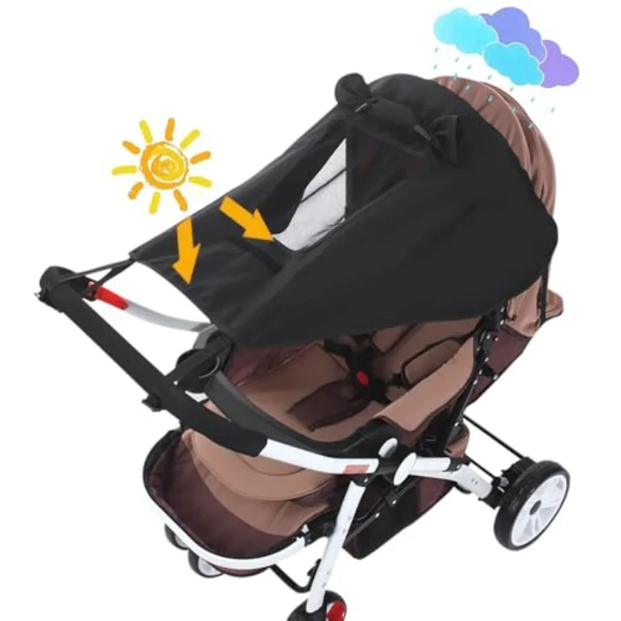 Baby Stroller Universal UPF 50+ Sun Protector Shade out Cover Pushchair Shield Canopy Pram Rain Sunshade With See Through Exten
Baby Stroller Universal UPF 50+ Sun Protector Shade out Cover Pushchair Shield Canopy Pram Rain Sunshade With See Through Exten