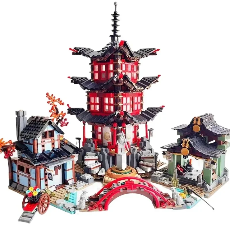 Temple of Airjitzu Building Blocks With 13 Figures Ninja Series Street View Assemble Bricks Toy Gift For Children Kids
Temple of Airjitzu Building Blocks With 13 Figures Ninja Series Street View Assemble Bricks Toy Gift For Children Kids
