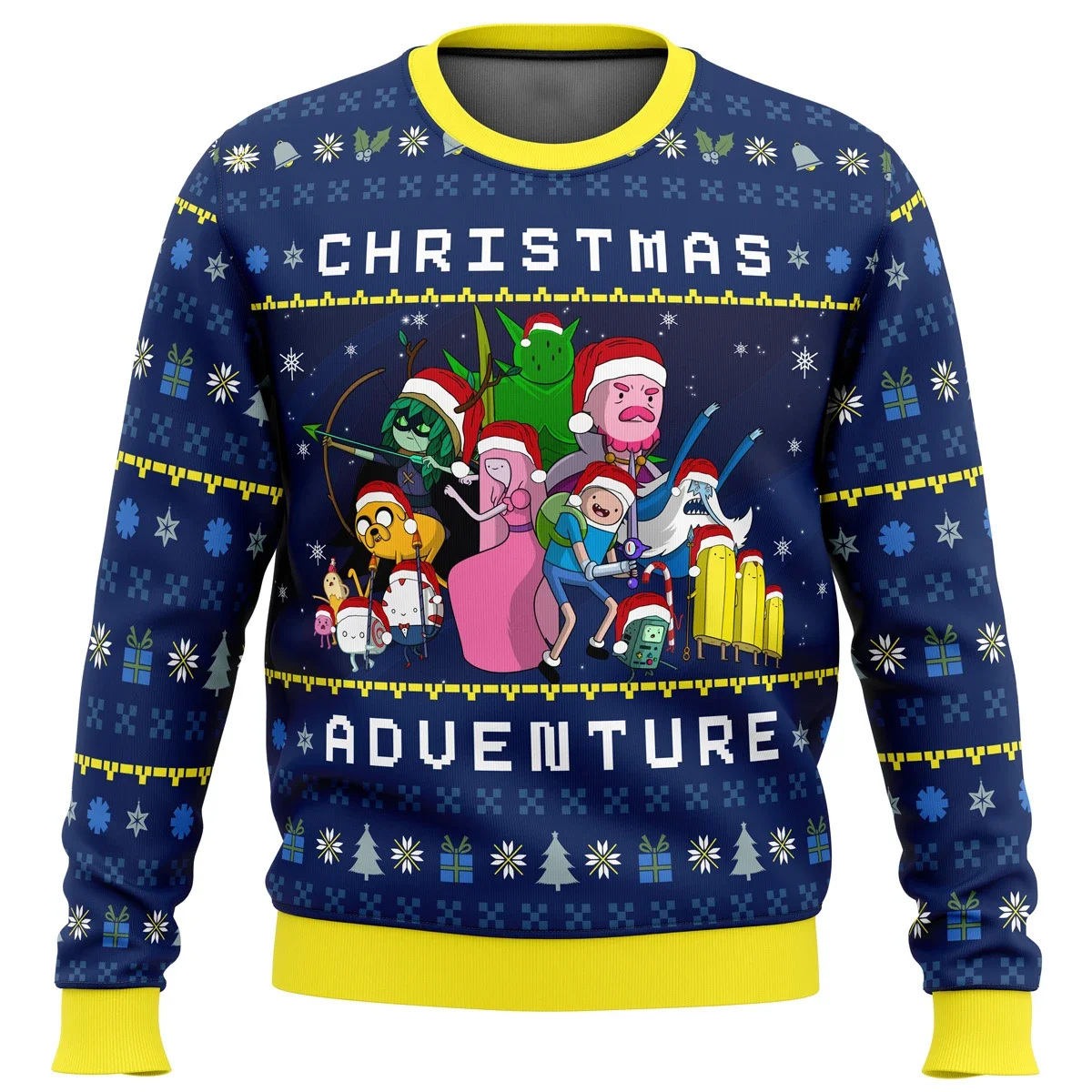 Adventure Time Christmas Quest Ugly Christmas Sweater Christmas Sweater gift Santa Claus pullover men 3D Sweatshirt and top autu
Adventure Time Christmas Quest Ugly Christmas Sweater Christmas Sweater gift Santa Claus pullover men 3D Sweatshirt and top autu