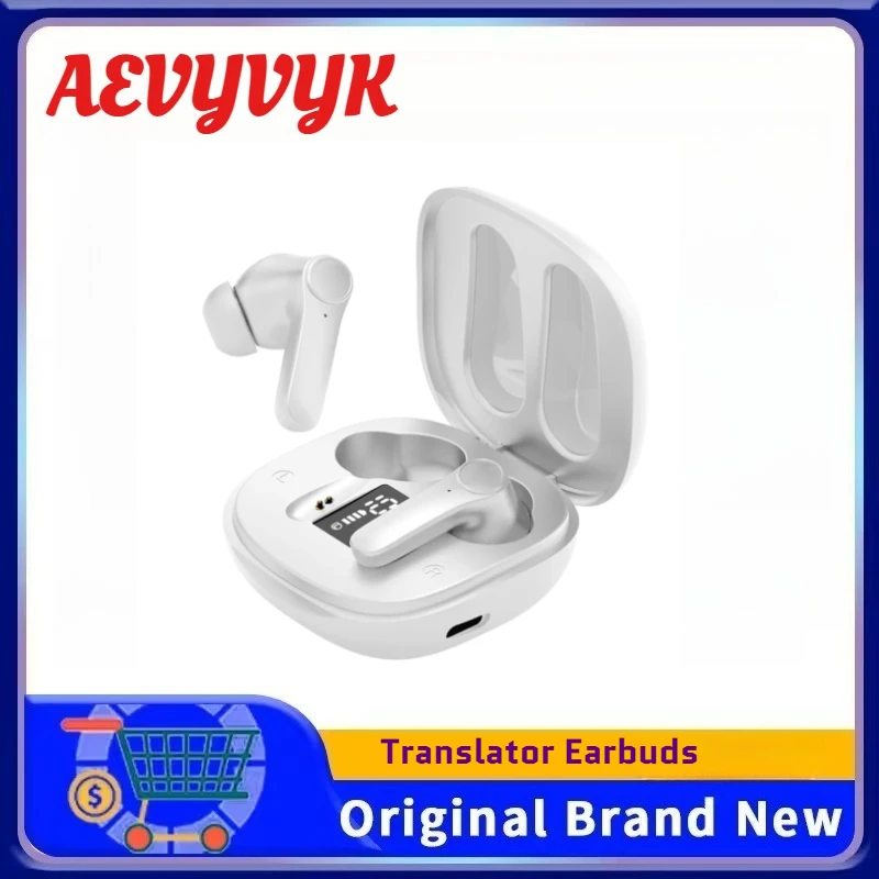 144 Languages Real Time Translator Earbuds 4 Translation Mode Wireless BT Translation Earphones Noise Cancelling IPX6 Waterproof
144 Languages Real Time Translator Earbuds 4 Translation Mode Wireless BT Translation Earphones Noise Cancelling IPX6 Waterproof