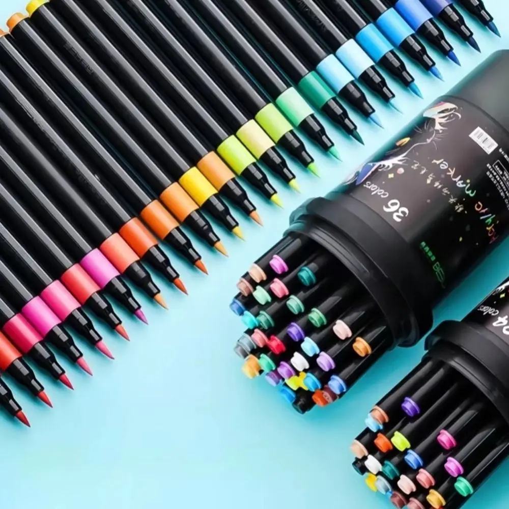 Soft Headed Acrylic Marker Pen Multiple Colors Non-toxic Watercolor Pen Watercolor Ink Acrylic Paint Soft Headed Marker
Soft Headed Acrylic Marker Pen Multiple Colors Non-toxic Watercolor Pen Watercolor Ink Acrylic Paint Soft Headed Marker