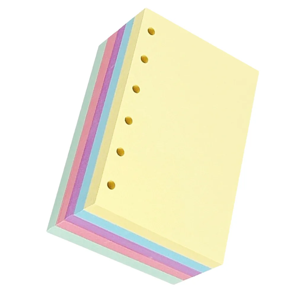 250 Pages Color Loose Leaf Paper for 6 Hole Binder Refillable Planner Organizer Notebook Refillable School Office Notes
250 Pages Color Loose Leaf Paper for 6 Hole Binder Refillable Planner Organizer Notebook Refillable School Office Notes