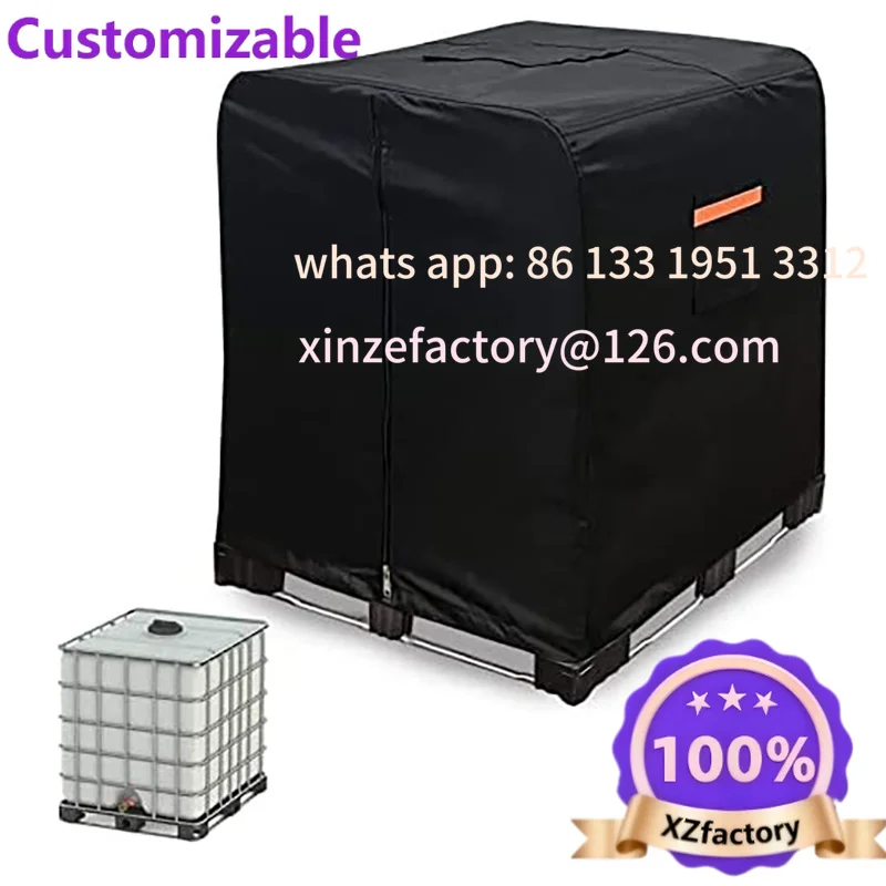 Customizablewatertank protection cover zipper 420D heavy waterproof sunscreen material 1000L outdoor IBC Tote cover 330 gallon z
Customizablewatertank protection cover zipper 420D heavy waterproof sunscreen material 1000L outdoor IBC Tote cover 330 gallon z