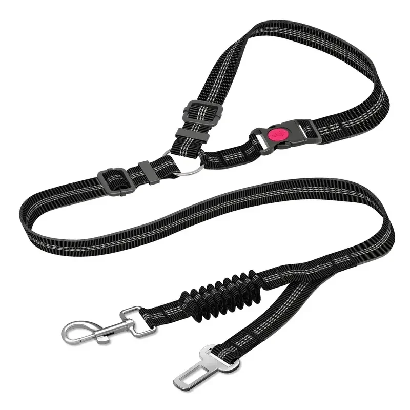 Dog Seat Belt Dual-Use Vehicle Headrest Restraint Reflective Bungee Dog Car Leash Adjustable Pet Safety Belt
Dog Seat Belt Dual-Use Vehicle Headrest Restraint Reflective Bungee Dog Car Leash Adjustable Pet Safety Belt