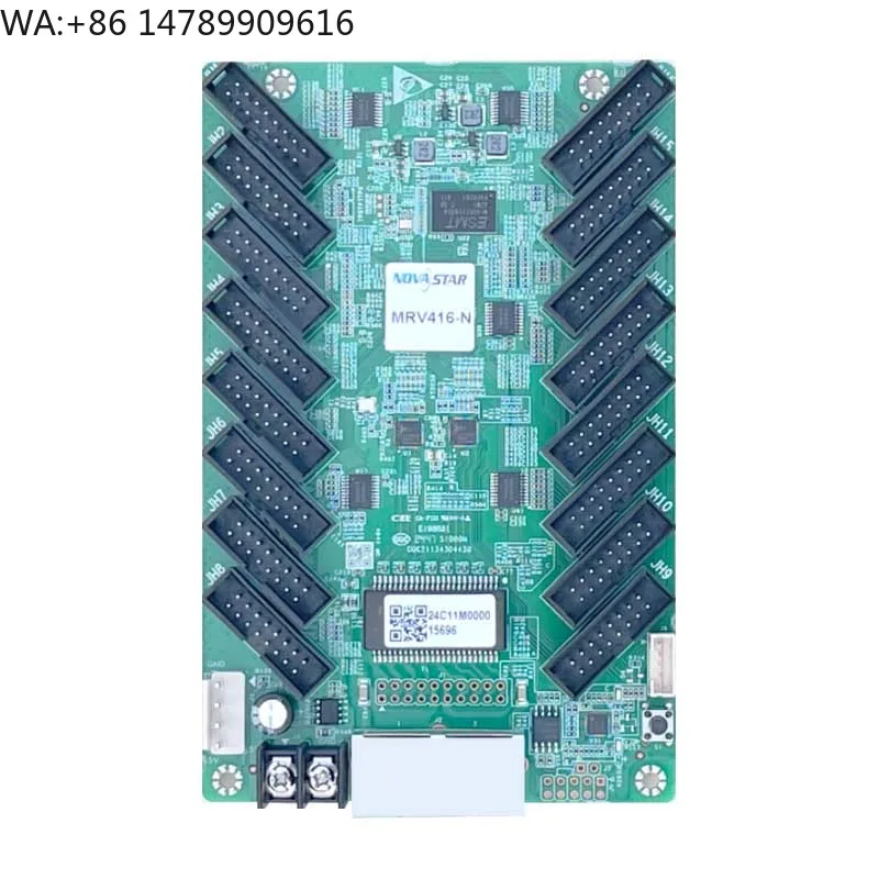 LEDDisplay Receiving Card Novastar MRV416-N Full Colour HUB75 RGB SMD Panel Video Wall Digital Signage Control Card
LEDDisplay Receiving Card Novastar MRV416-N Full Colour HUB75 RGB SMD Panel Video Wall Digital Signage Control Card