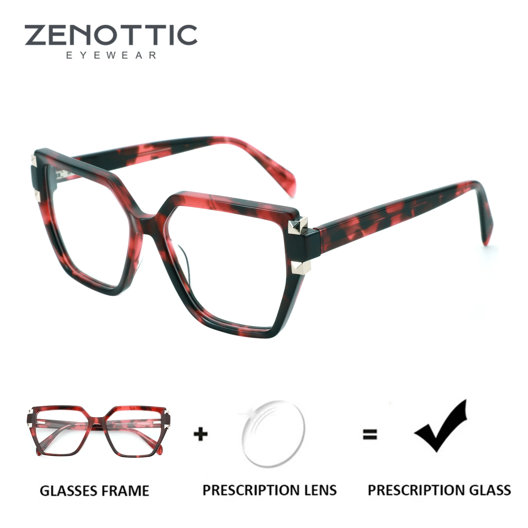 ZENOTTIC (M Size) 2025 New Arrivals Polygon Prescription Glasses Woman Handmade Acetate Trend Optical Eyeglasses
ZENOTTIC (M Size) 2025 New Arrivals Polygon Prescription Glasses Woman Handmade Acetate Trend Optical Eyeglasses