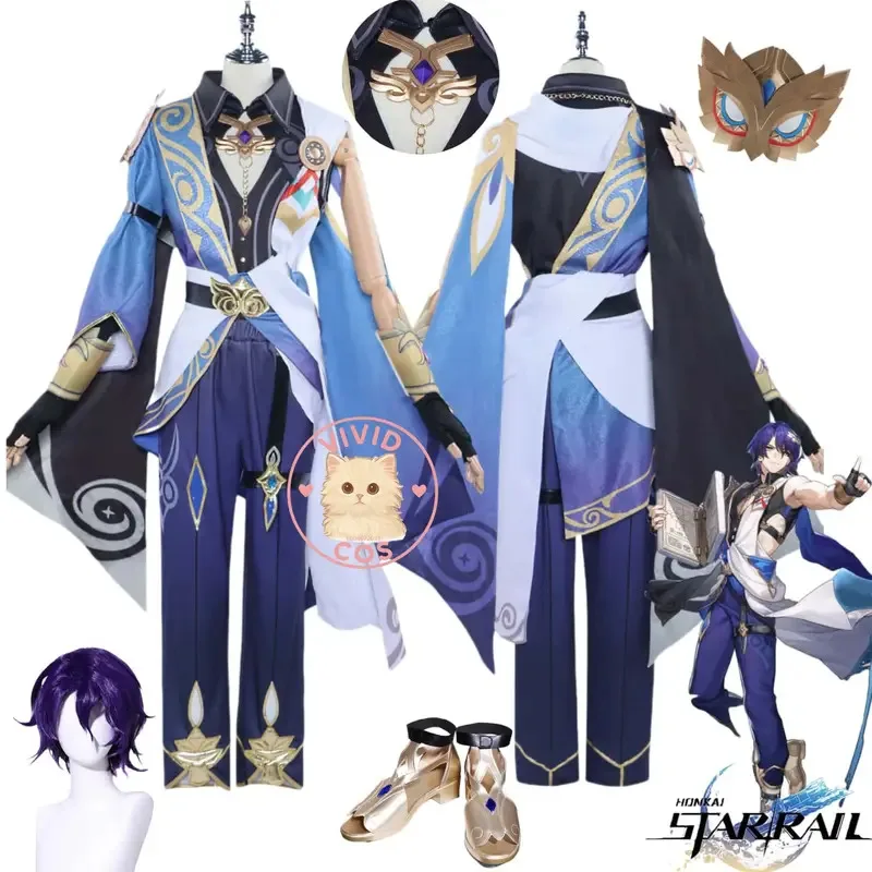 Игра Honkai: Star Rail Dr. Соотношение косплея аниме костюм соотношения Veritas Love Live одежда для ролевых игр с маской для мужчин парик для взрослых 
Игра Honkai: Star Rail Dr. Соотношение косплея аниме костюм соотношения Veritas Love Live одежда для ролевых игр с маской для мужчин парик для взрослых