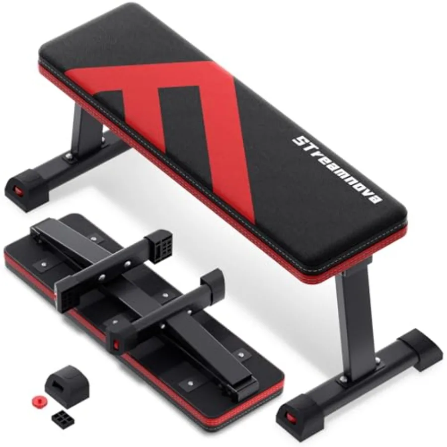Foldable Flat Weight Bench for Home Gym Workout 700LBS Capacity Easy Assembly Durable Steel Frame with Non-Slip Surface Black F
Foldable Flat Weight Bench for Home Gym Workout 700LBS Capacity Easy Assembly Durable Steel Frame with Non-Slip Surface Black F