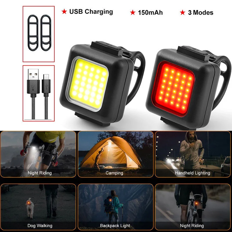 Bike Light USB Rechargeable Bicycle Front Rear Lights Waterproof MTB Taillight Bright Cycling Night Safety Lamp Headlight
Bike Light USB Rechargeable Bicycle Front Rear Lights Waterproof MTB Taillight Bright Cycling Night Safety Lamp Headlight
