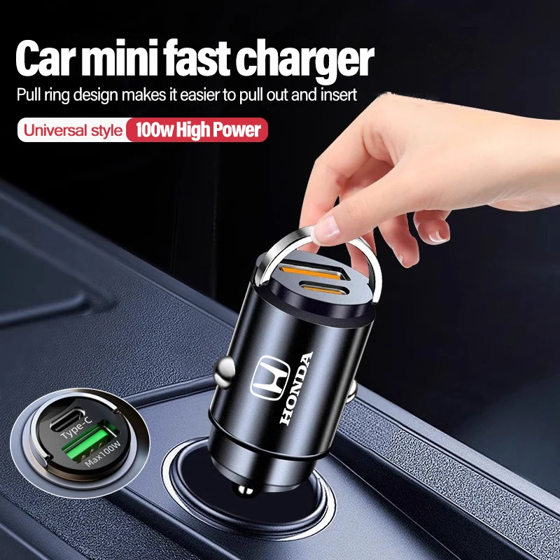Car Charger USB Type-C Phone Hidden Fast Charging Convert Plug For Honda Civic FIT CRV Accord Jazz HRV Stepwgn Insight Vezel
Car Charger USB Type-C Phone Hidden Fast Charging Convert Plug For Honda Civic FIT CRV Accord Jazz HRV Stepwgn Insight Vezel