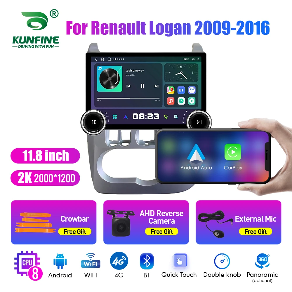 11.8 Inch 2K Double Knobs 2 Din Car Radio For Honda Logan 2009-2016 Car Radio DVD Multimedia Video Player Android Auto Carplay
11.8 Inch 2K Double Knobs 2 Din Car Radio For Honda Logan 2009-2016 Car Radio DVD Multimedia Video Player Android Auto Carplay