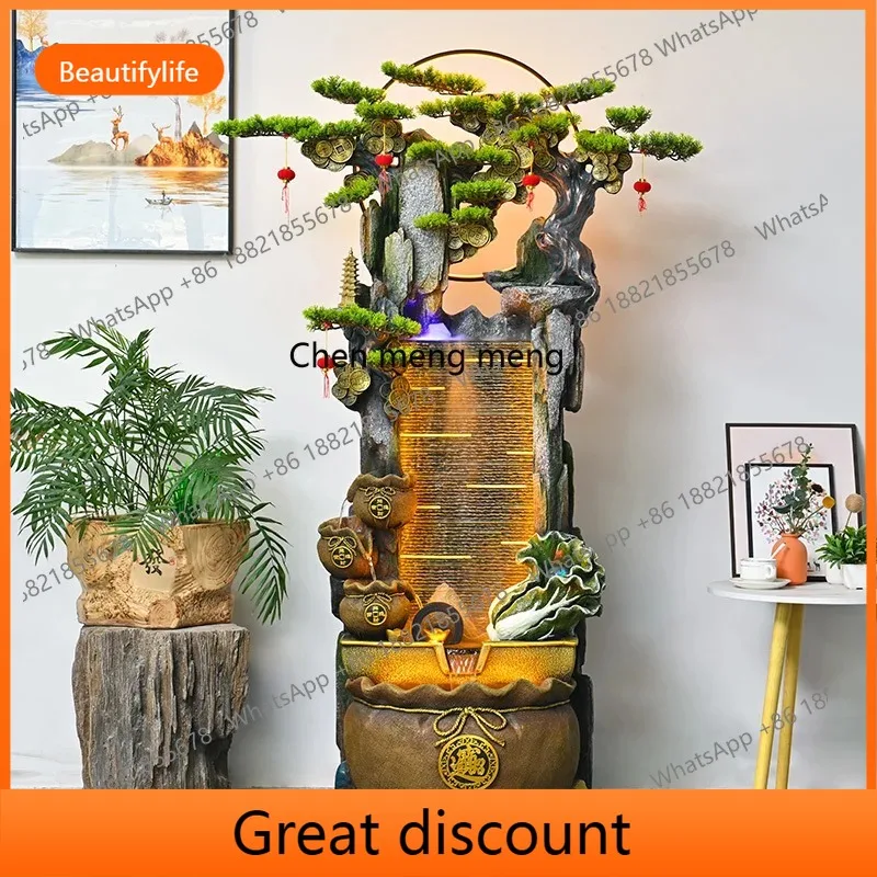 M02 рокарий от пола до потолка фонтан фэн-шуй колесо циркуляционной воды орнамент украшение гостиной пейзаж
M02 рокарий от пола до потолка фонтан фэн-шуй колесо циркуляционной воды орнамент украшение гостиной пейзаж