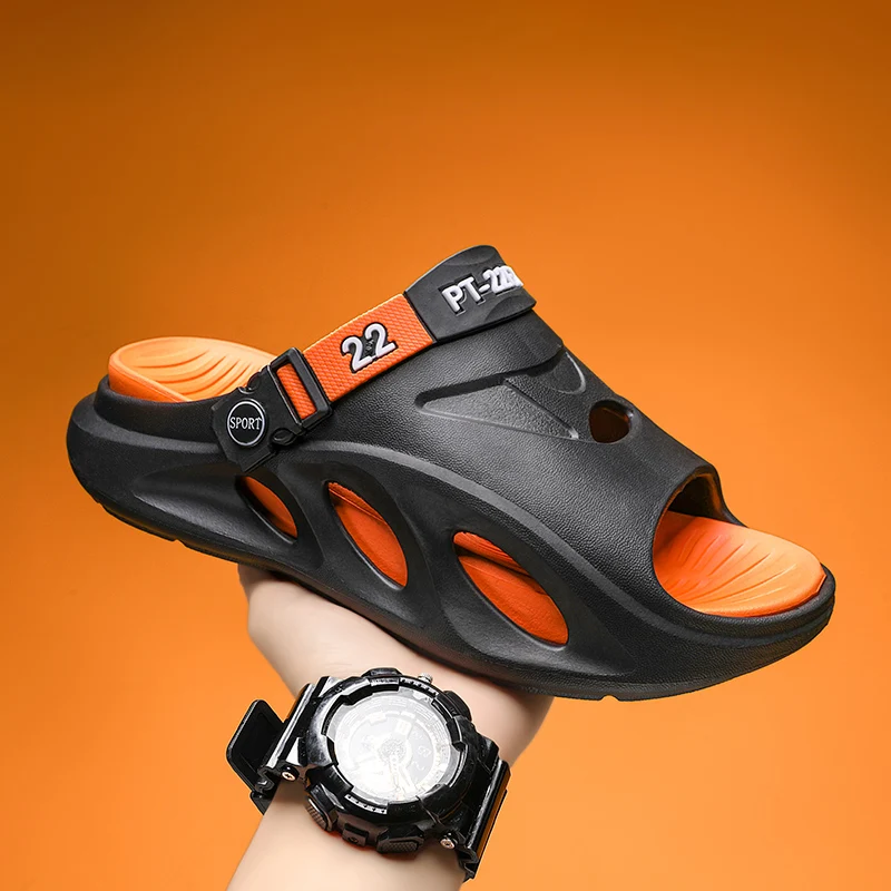 Men's New Popular Style Double-Layer Color-Blocked Soft-Soled Flip-Flops with Heel Strap Beach Shoes Sandals Slippers
Men's New Popular Style Double-Layer Color-Blocked Soft-Soled Flip-Flops with Heel Strap Beach Shoes Sandals Slippers
