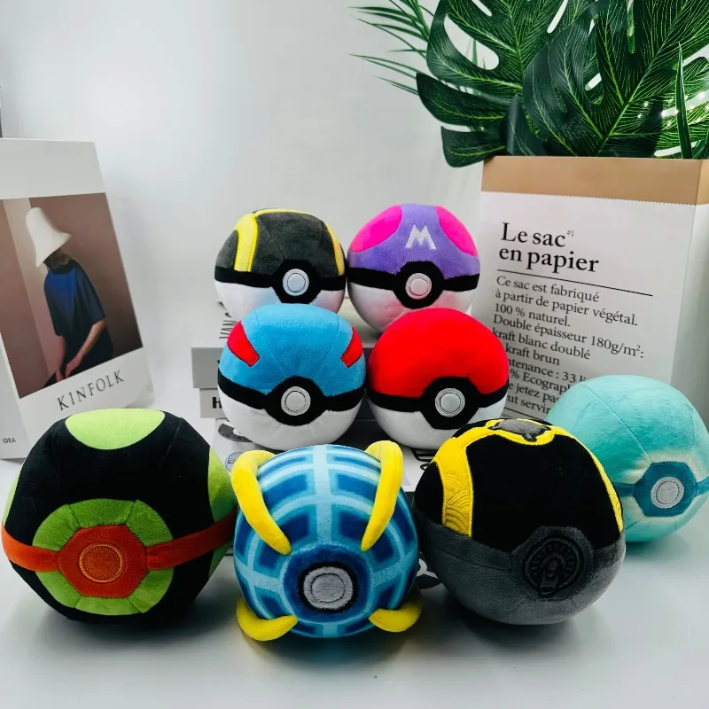 9 Styles Pokemon Plush Pokeball Master Ball Great Ultra Premier Ball Strange Ball Soft Anime Stuffed Toys Pocket Monster Doll
9 Styles Pokemon Plush Pokeball Master Ball Great Ultra Premier Ball Strange Ball Soft Anime Stuffed Toys Pocket Monster Doll