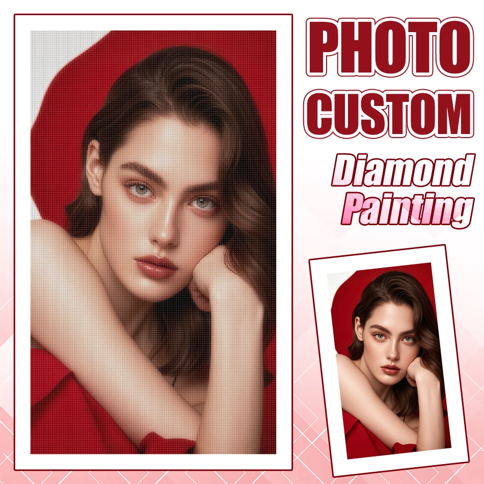 CHENISTORY 5D DIY Diamond Painting Photo Custom Mosaic Portrait Diamond Painting Embroidery Personalized Gift Home Decor
CHENISTORY 5D DIY Diamond Painting Photo Custom Mosaic Portrait Diamond Painting Embroidery Personalized Gift Home Decor